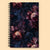 Dark Academia Aesthetic Gothic Floral Rococo Spiral Notebook Taverna da Ilsa 