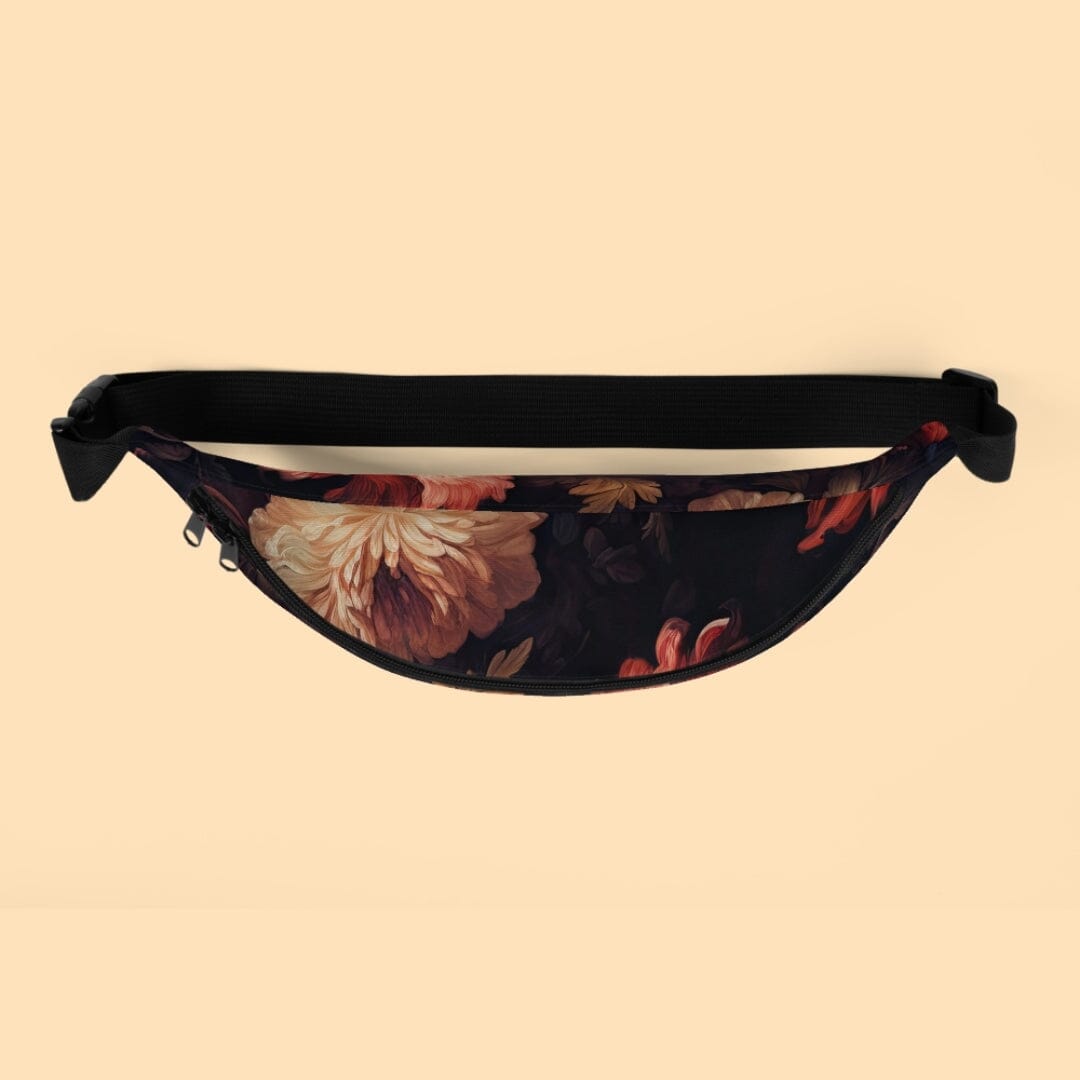 Dark Academia Aesthetic Gothic Floral Rococo Fanny Pack Taverna da Ilsa 