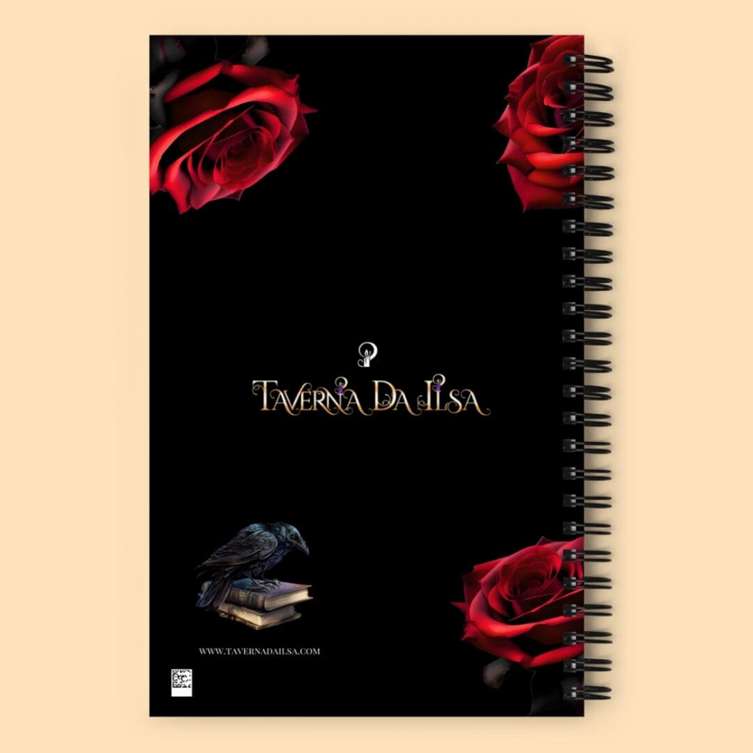 Catrina Manuela Vampire Occult Gothic Spiral Notebook Taverna da Ilsa 