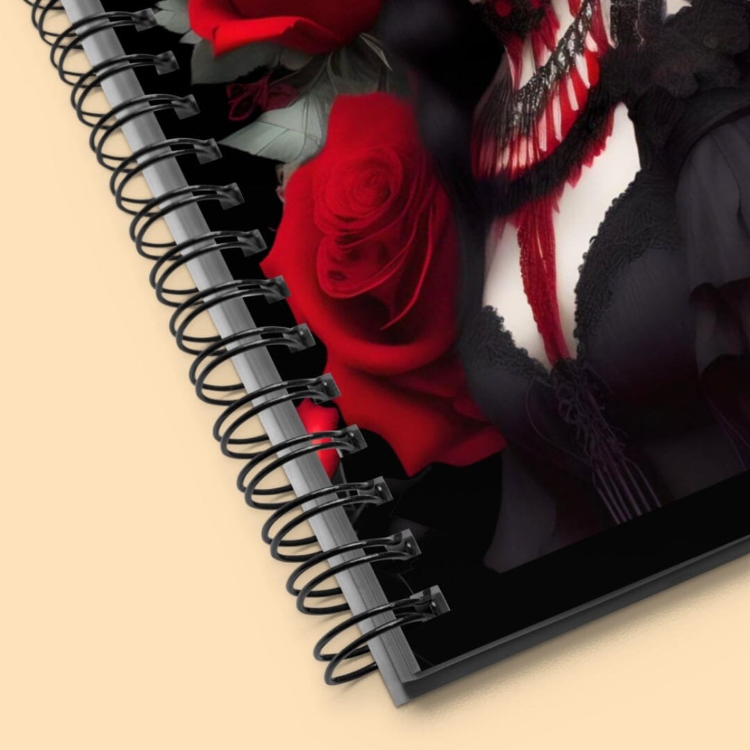 Catrina Manuela Vampire Occult Gothic Spiral Notebook Taverna da Ilsa 