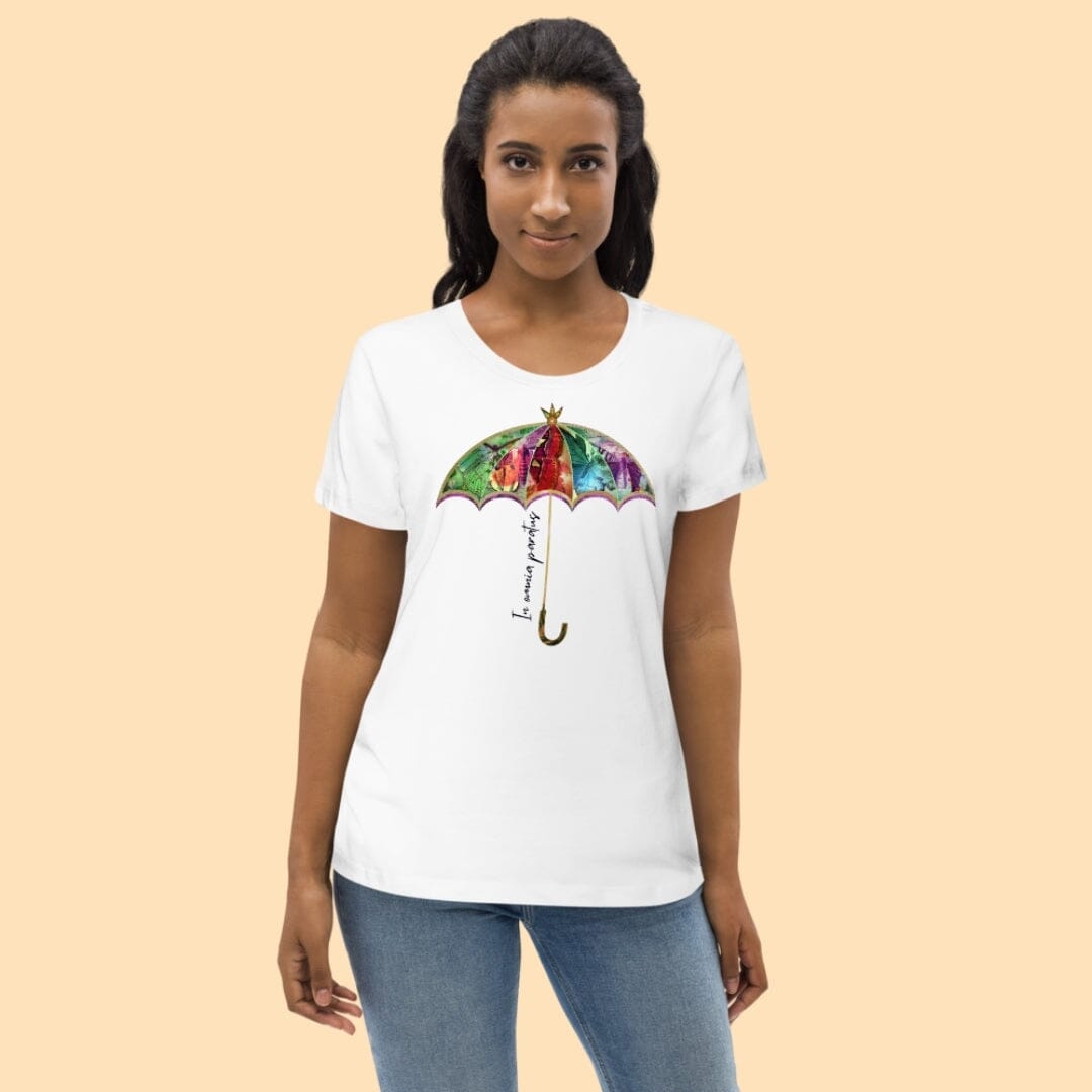 In Omnia Paratus Dark Academia Women&#39;s Fitted Eco Tee Taverna da Ilsa 