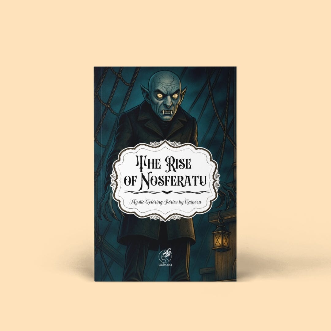 The Rise of Nosferatu I Coloring Book for Adults &amp; Teens coloring books Caipora Books 