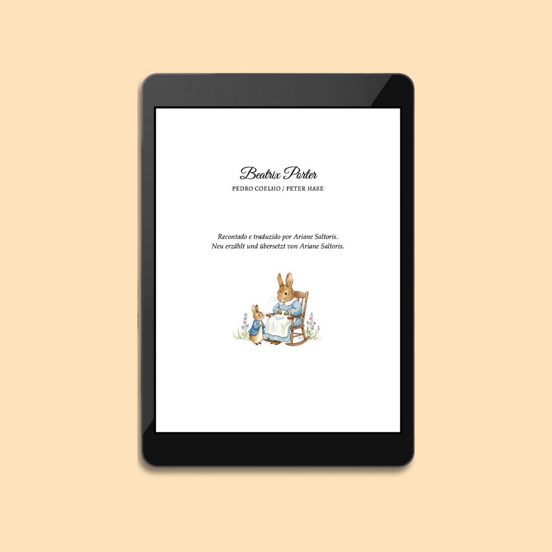eBook Pedro Coelho / Peter Hase: Bilingual Edition - Brazilian Portuguese - German Children&#39;s Books Caipora Books 