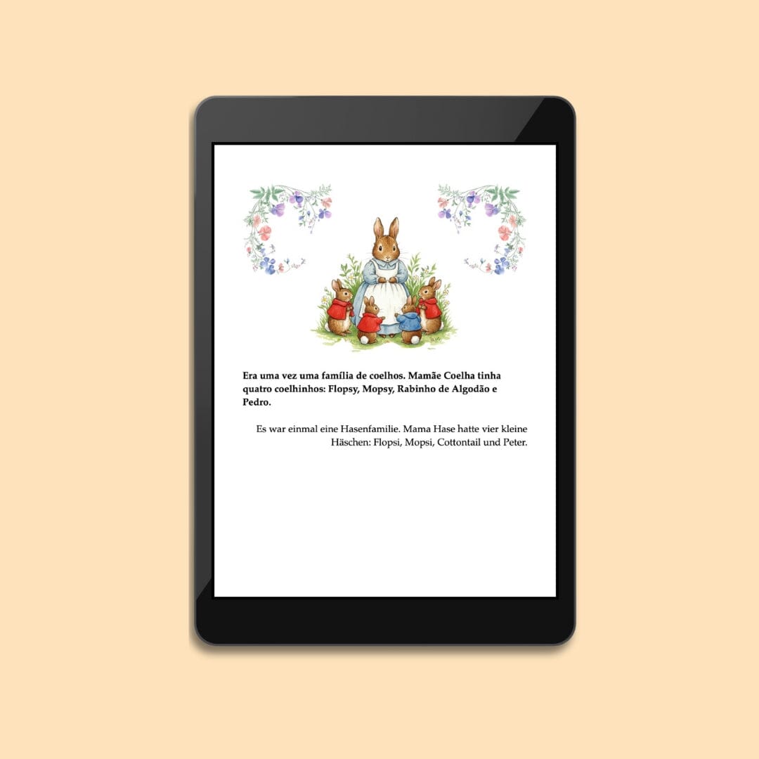 eBook Pedro Coelho / Peter Hase: Bilingual Edition - Brazilian Portuguese - German Children&#39;s Books Caipora Books 