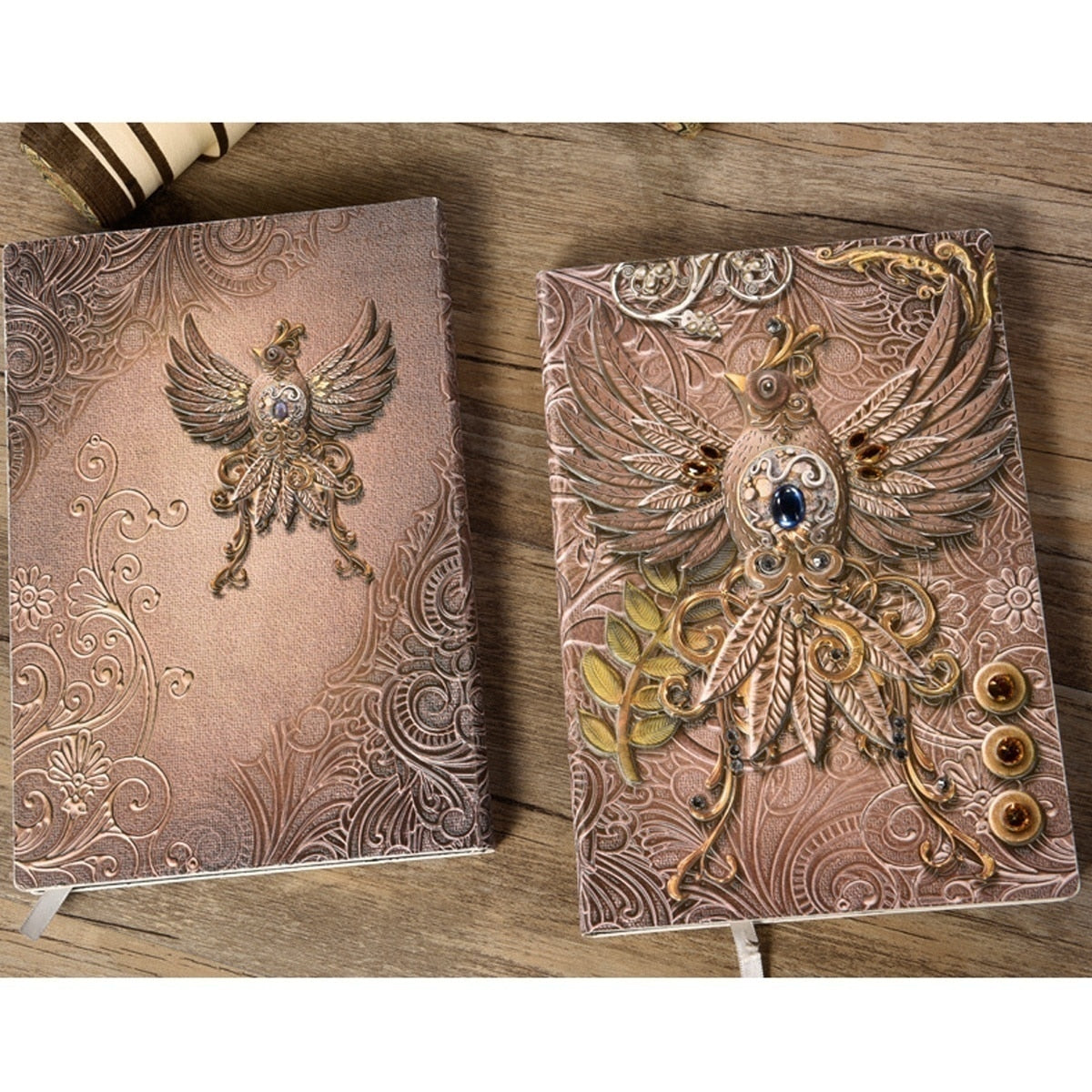 Fashion Vintage Embossed Leather Printing Travel Diary Notebook Travel Journal A5-Note Book 1pcs 0 Taverna da Ilsa 