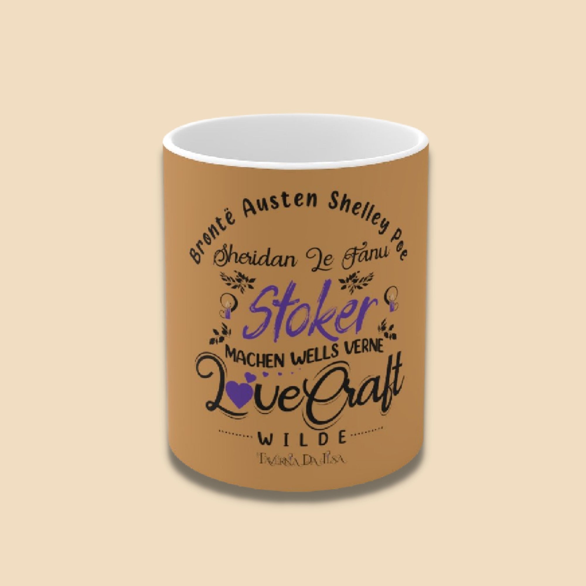 Great Writers Mug | Printed Mugs | Ceramic Mugs | Taverna da Ilsa